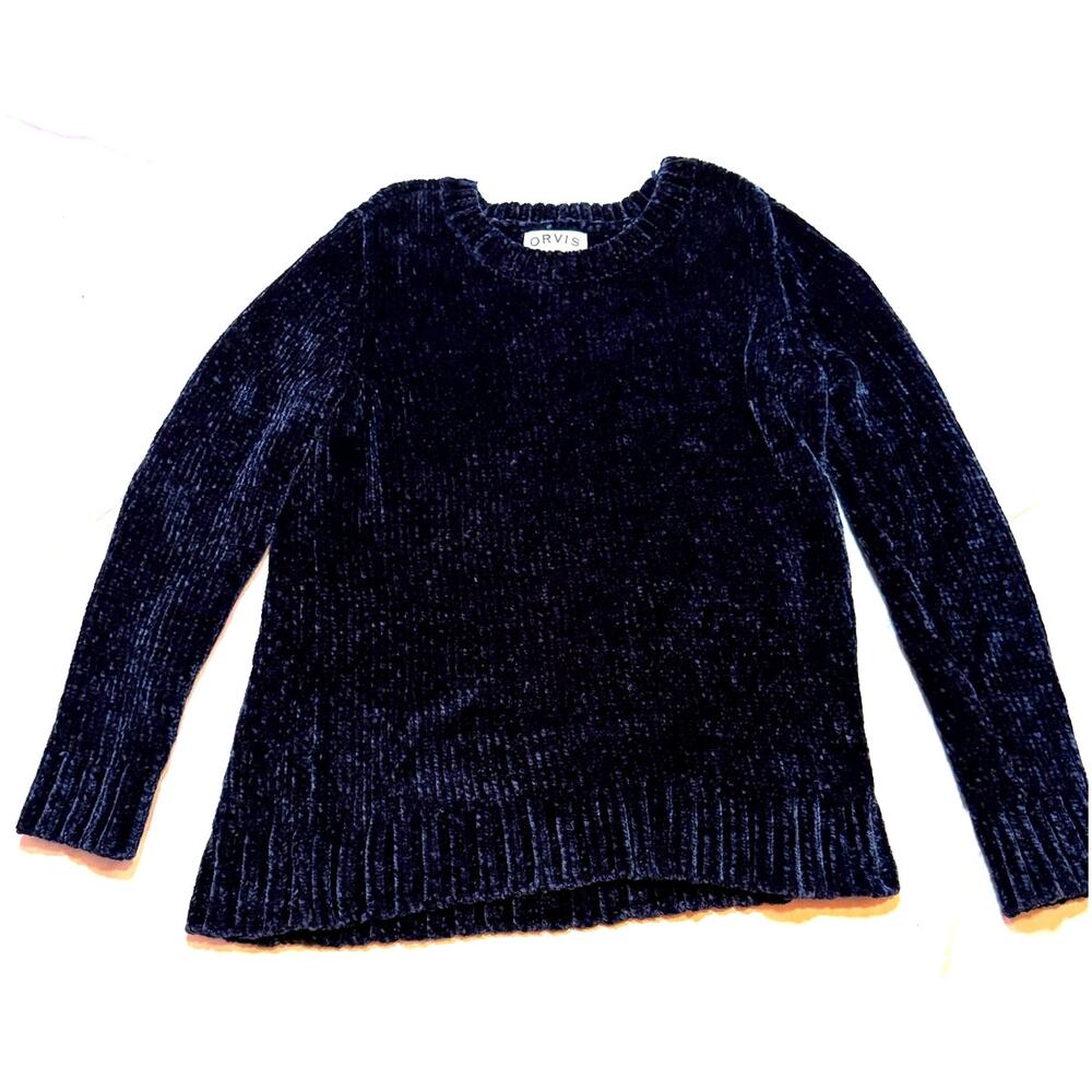 Orvis womens soft crew neck sweater size S